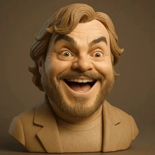 Jack Black bust