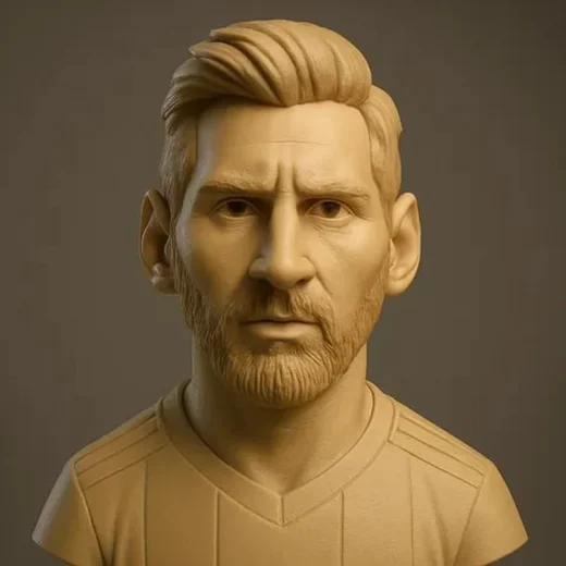 Leo Messi bust