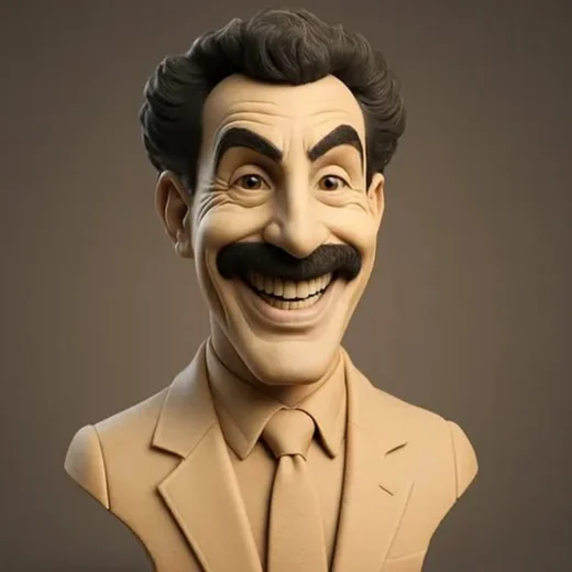 Borat bust