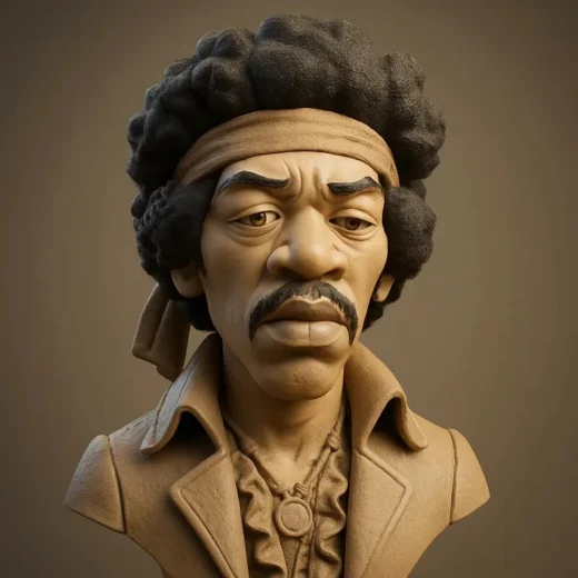 Jimi Hendrix bust