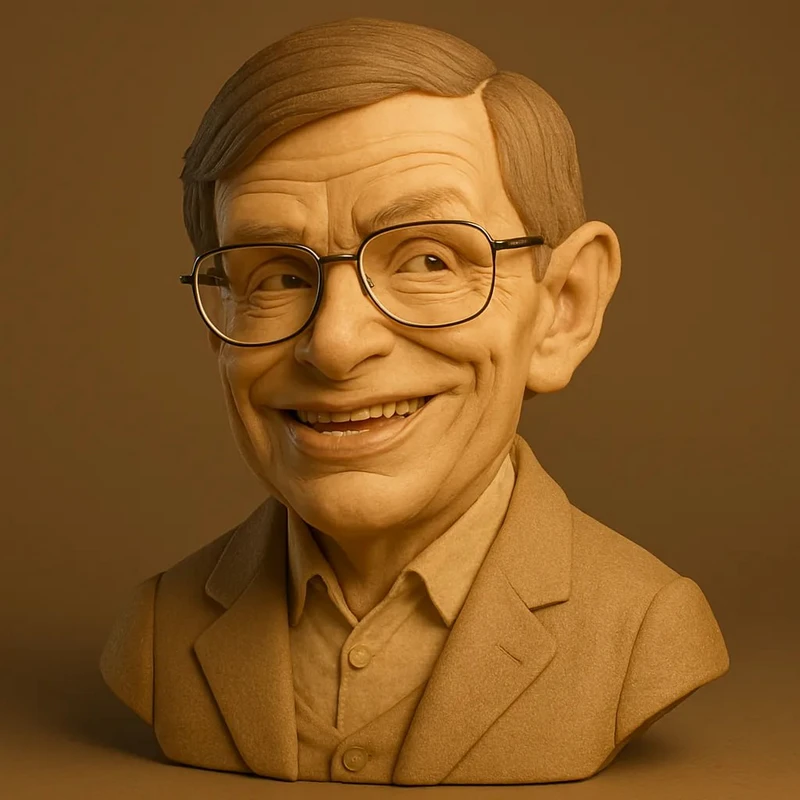 Stephen Hawking bust