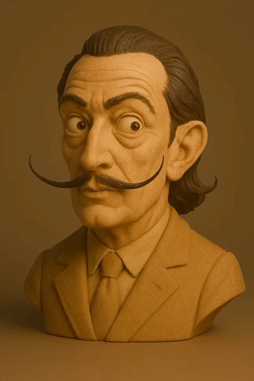 Salvador Dali bust