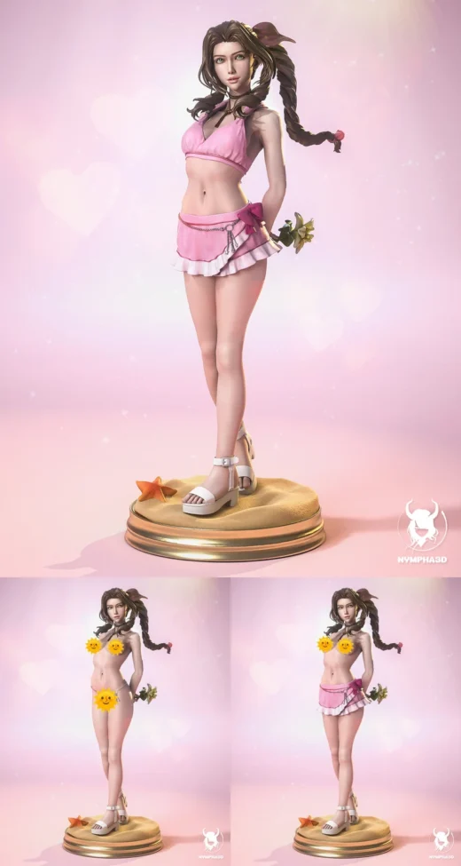 Aerith Pink Mermaid outfit (Final Fantasy VII) extra