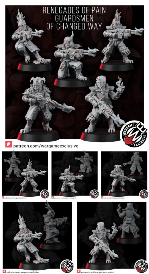 CHAOS RENEGADES OF PAIN GUARDSMAN OF CHANGED WAY