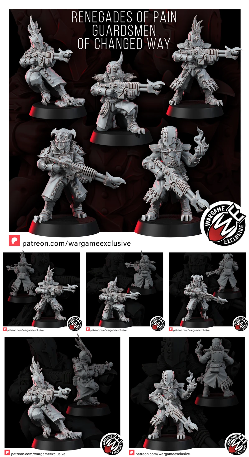 CHAOS RENEGADES OF PAIN GUARDSMAN OF CHANGED WAY