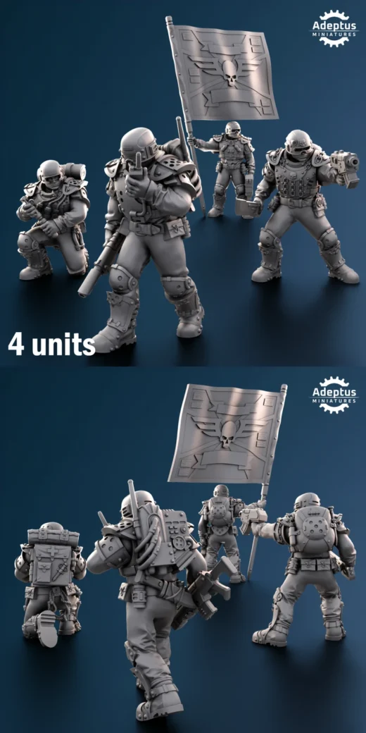 Command squad Greyplate Troops A-1.119
