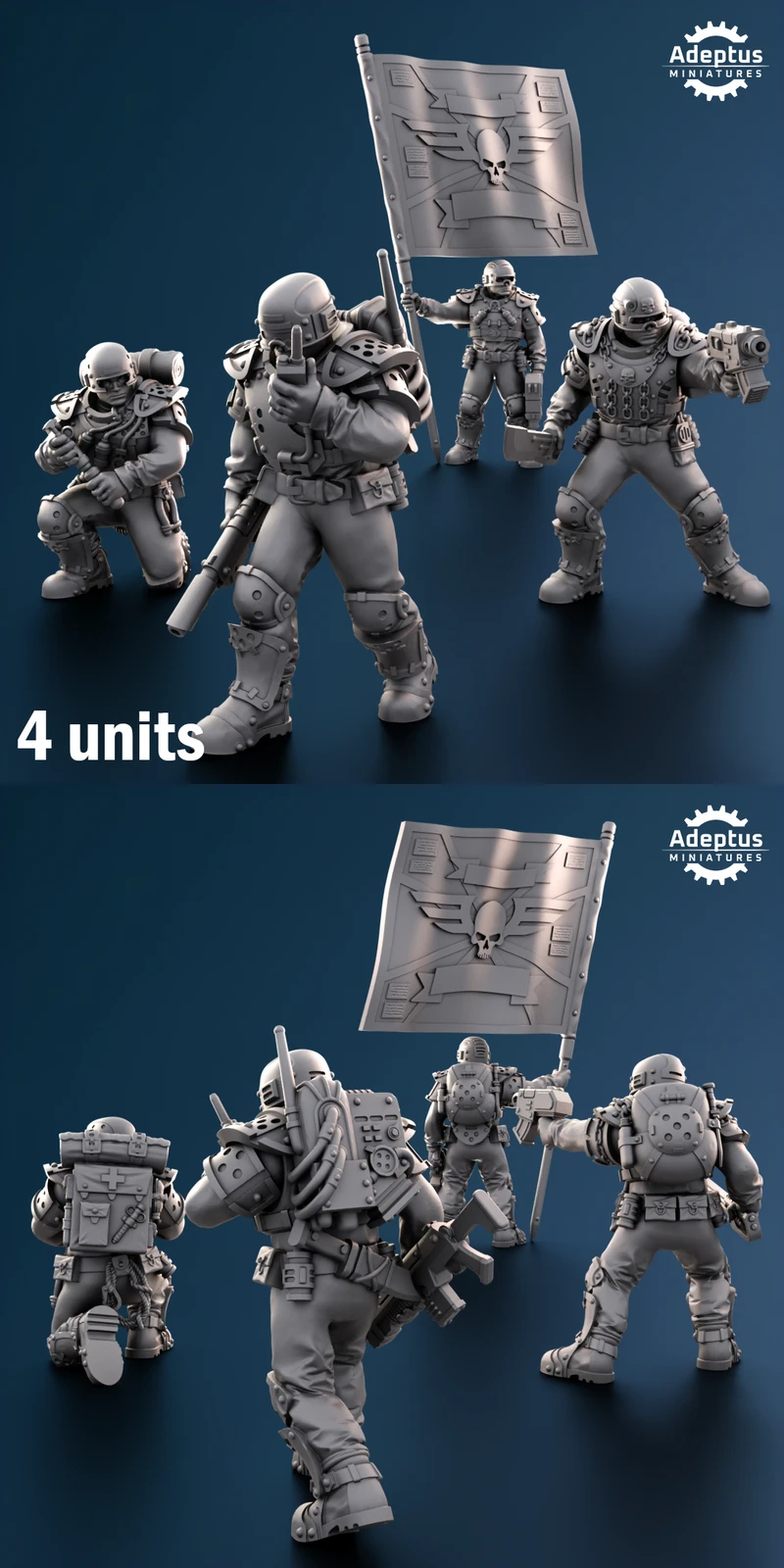 Command squad Greyplate Troops A-1.119