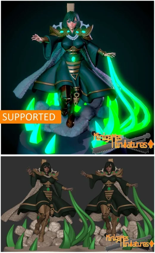 Fubuki bonesinger anime figurine