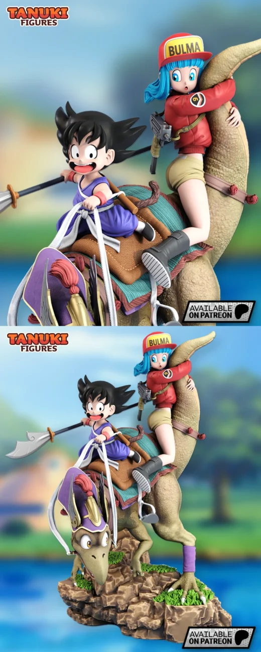 Goku and Bulma – Dragon Ball – Diorama