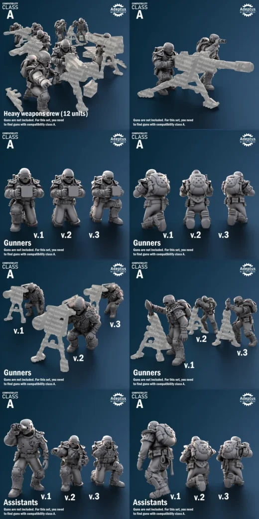 Heavy weapons squad Greyplate Troops A-1.121