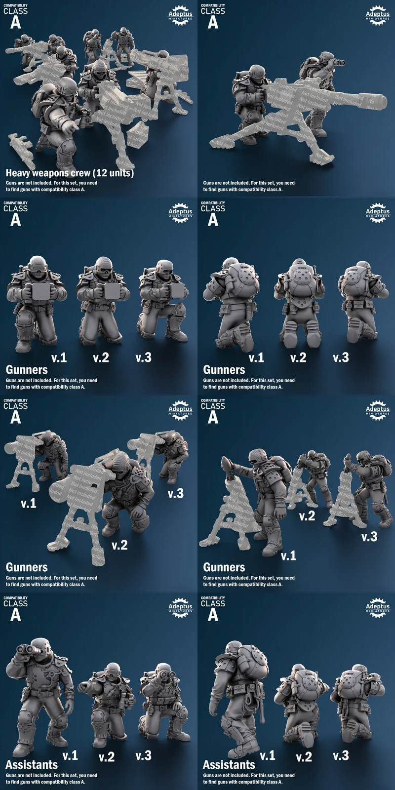 Heavy weapons squad Greyplate Troops A-1.121