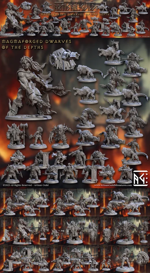 Magmaforged Dwarves of the Depths – April 2025