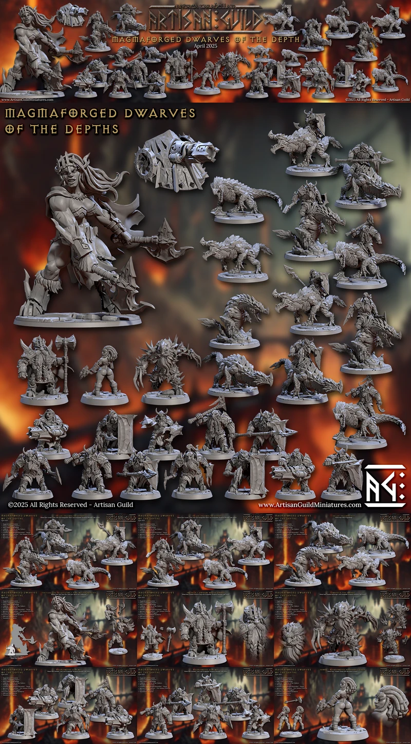 Magmaforged Dwarves of the Depths – April 2025