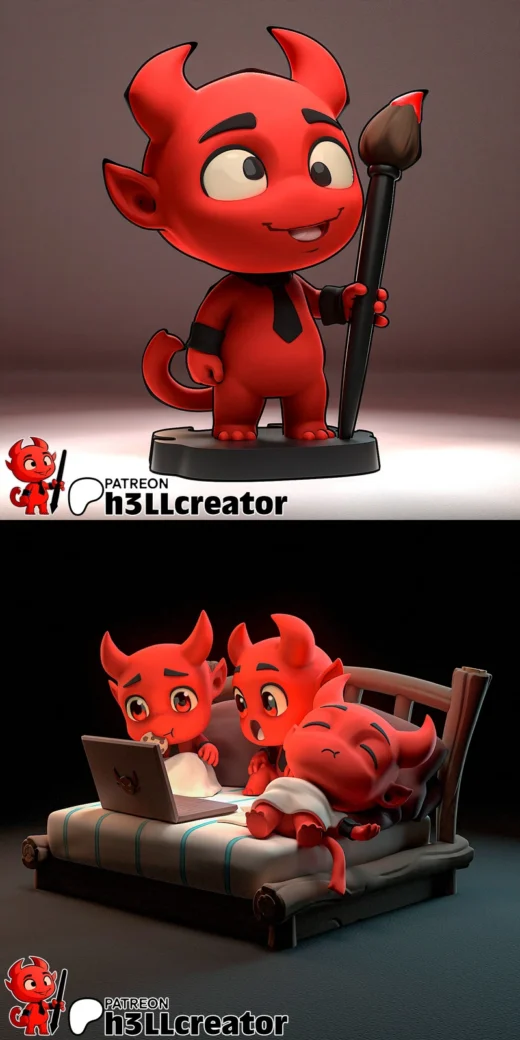 Mascot and Diorama