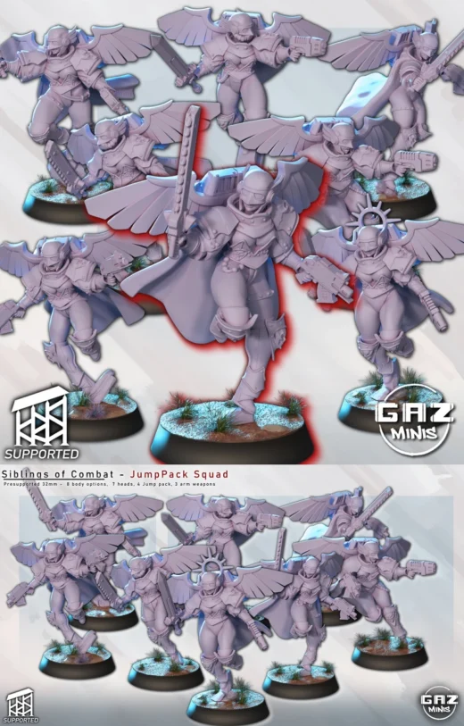 Siblings of Combat – JumpPack Squad