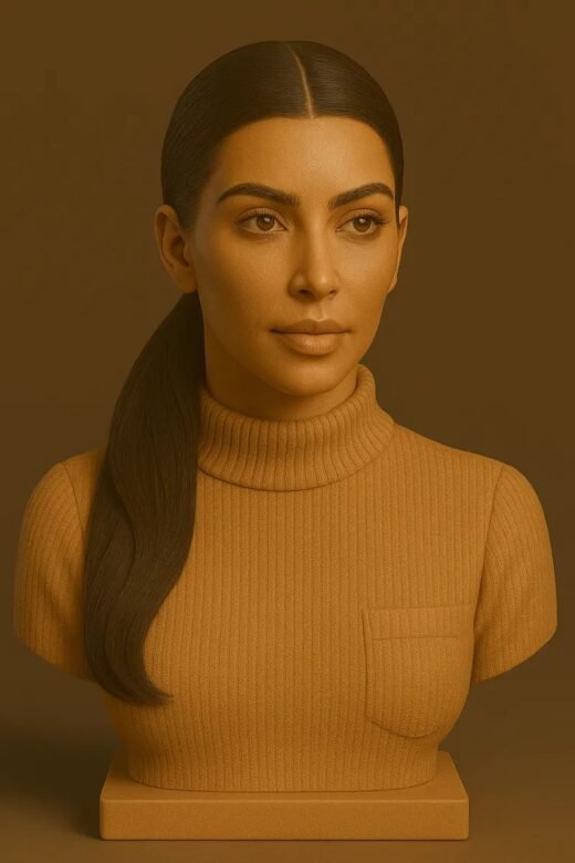 Kim Kardashian bust