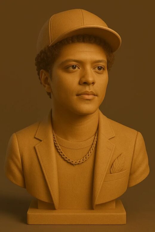 Bruno Mars bust