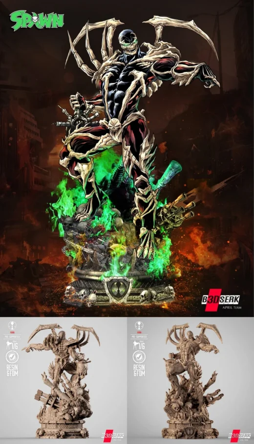Curse Of Spawn Sculpture