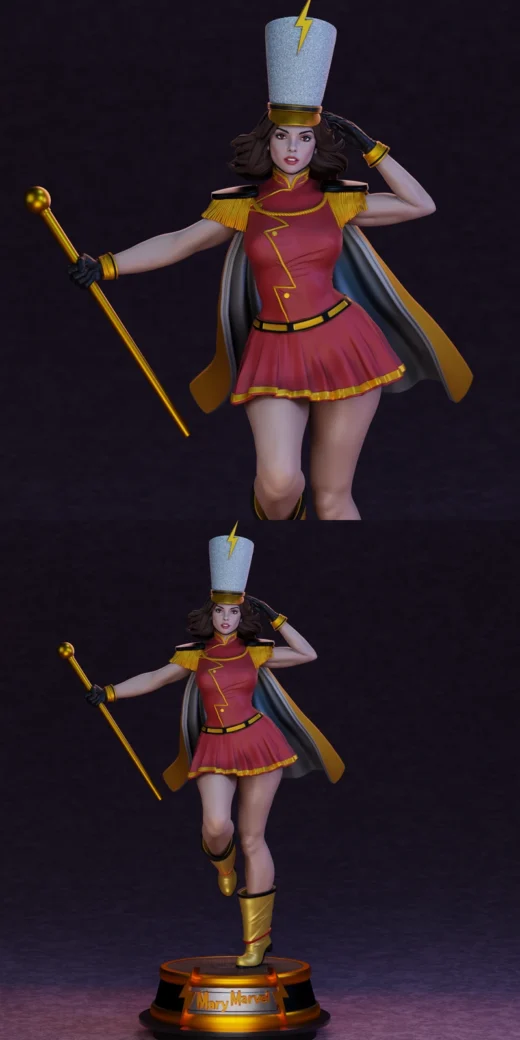 Dc bombshell Mary Shazam