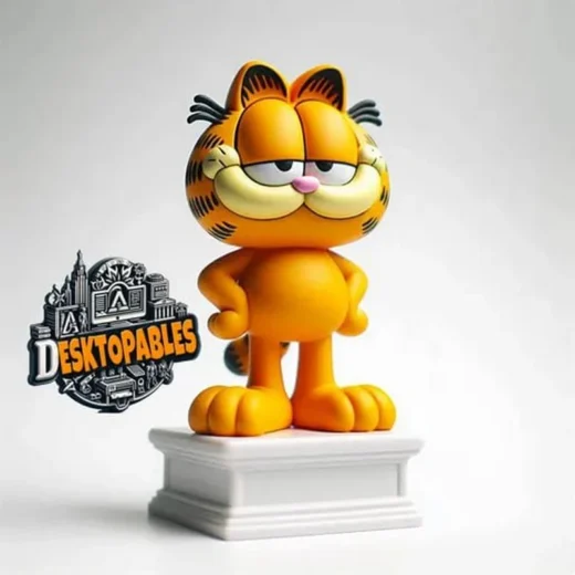 Garfield and plinth
