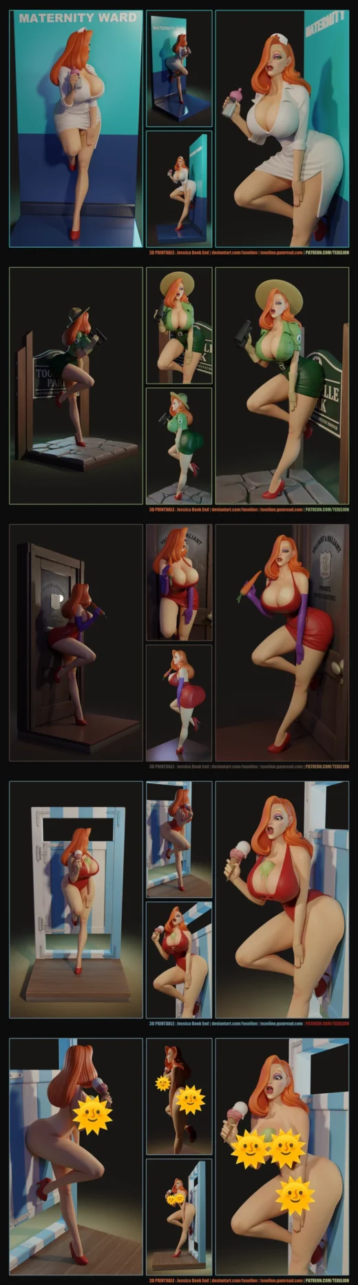 Jessica Book End extra