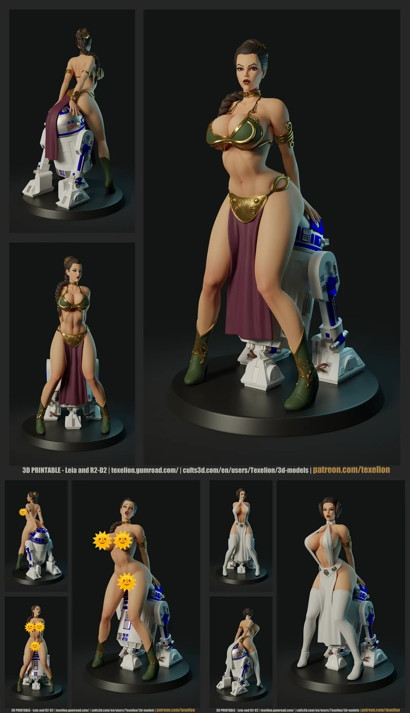 Leia and R2