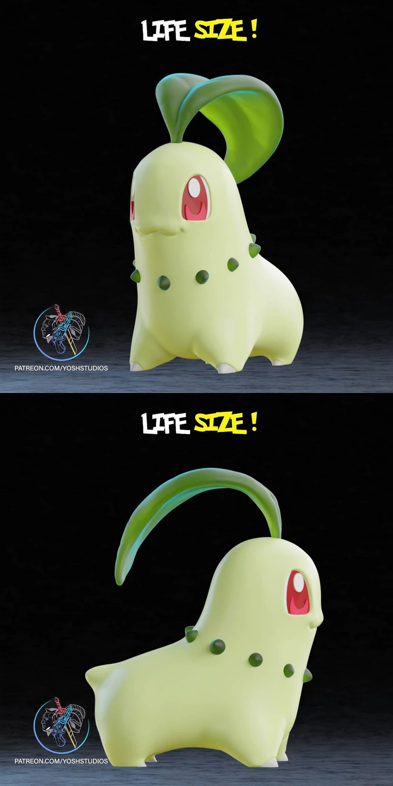 Life Size Chikorita