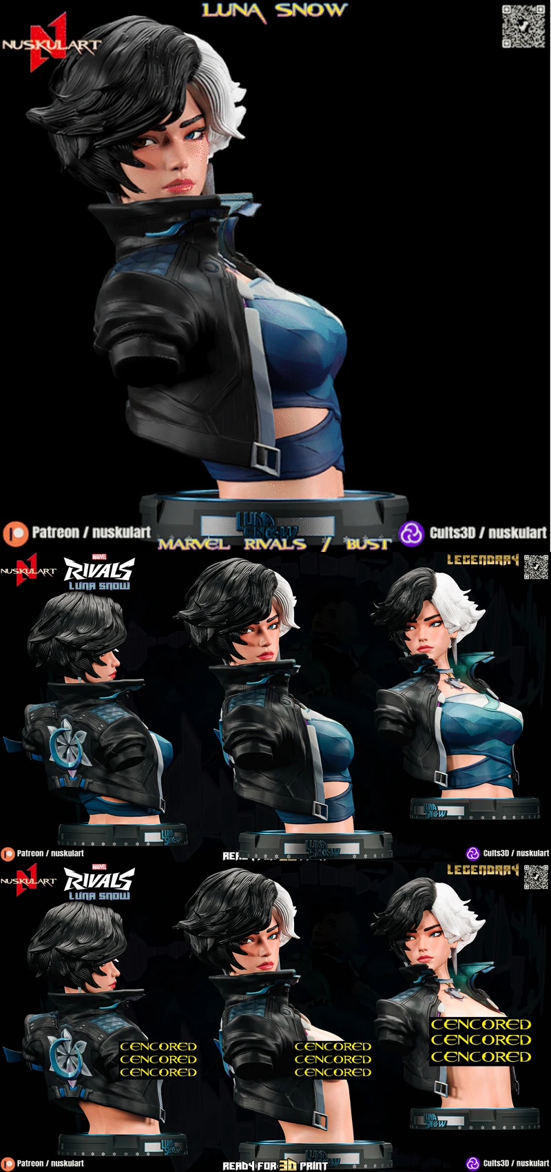 Luna Snow Bust – Marvel Rivals