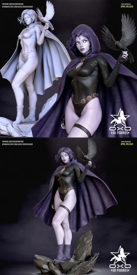 Raven Tabletop Miniature Figure