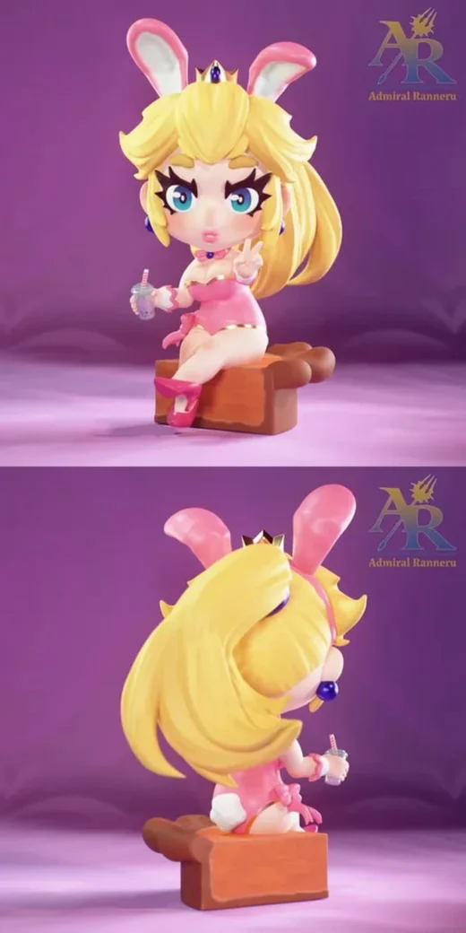 Rizdaw Chibi Bunny Peach Fanart