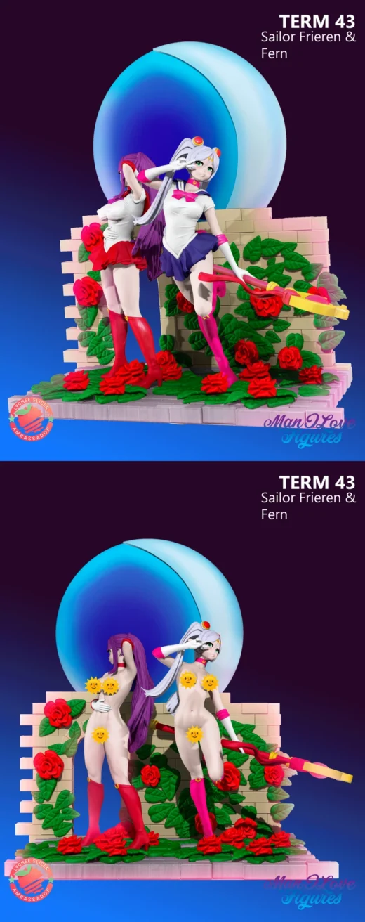 SAILOR FRIEREN AND FERN – SAIILOR MOON X FRIEREN