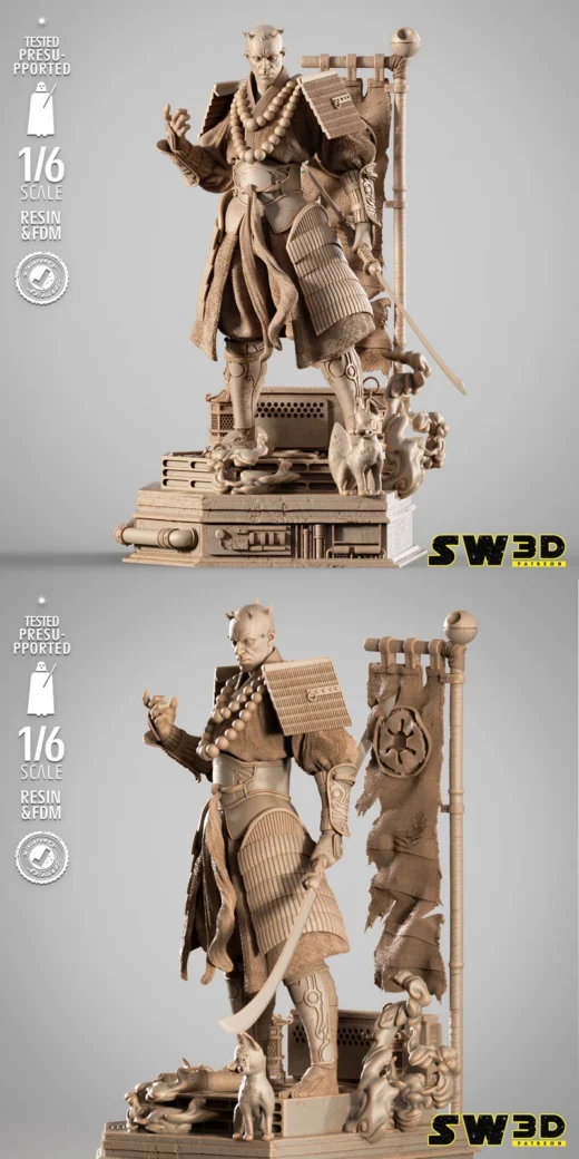 Darth Maul Samurai Sculpture