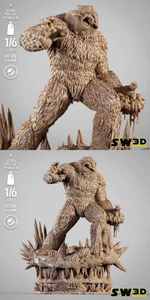 Wampa Sculpture
