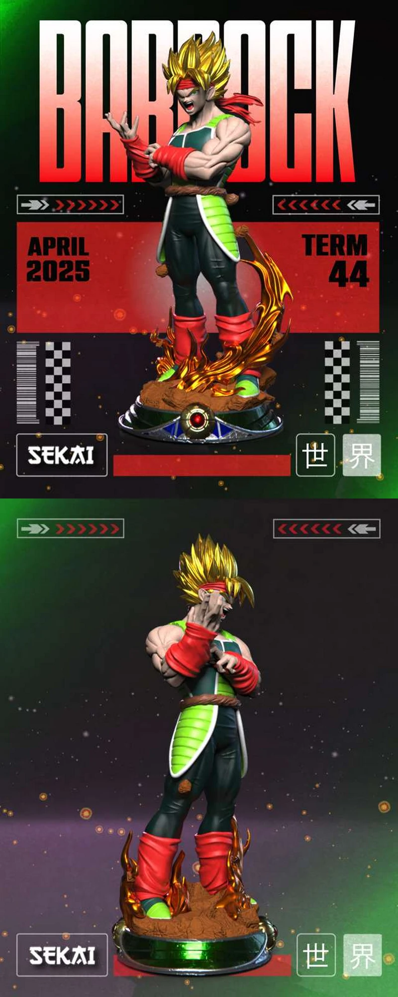 BARDOCK SSJ Statue
