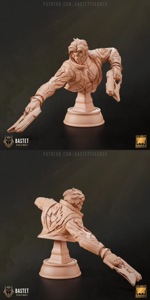 Star Lord  Bust – Marvel Rivals