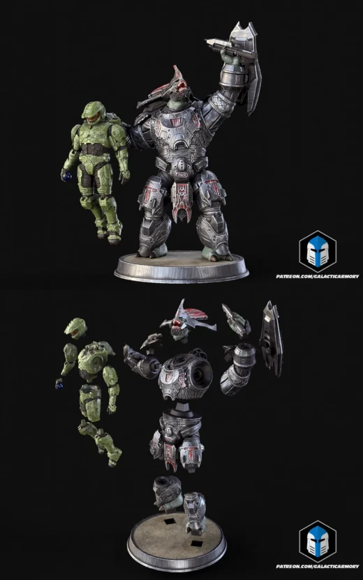 The Halo 3 Believe Diorama Figurine