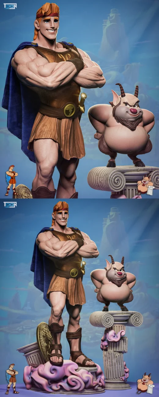 Hercules and Phil (Philoctetes)