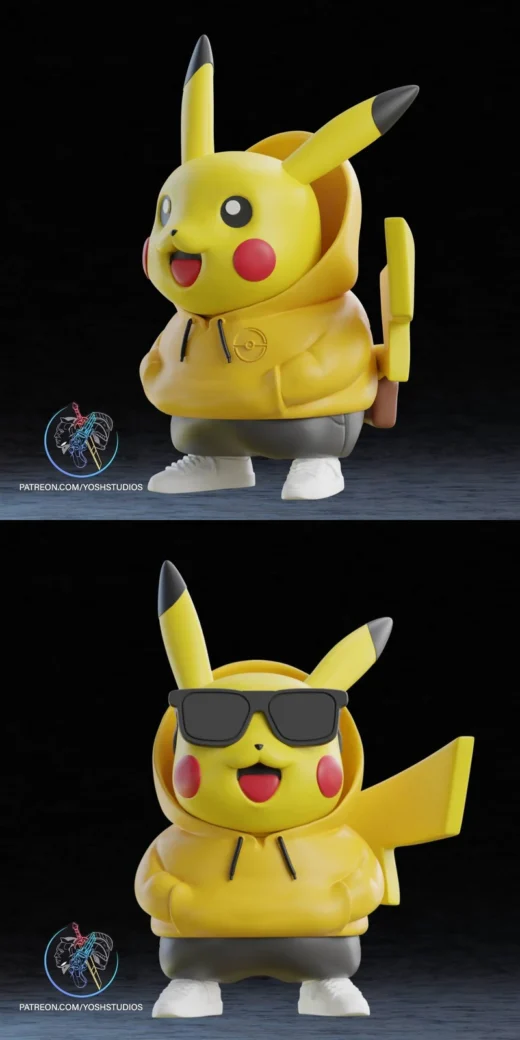 Urban Pikachu 4 & 6 inches
