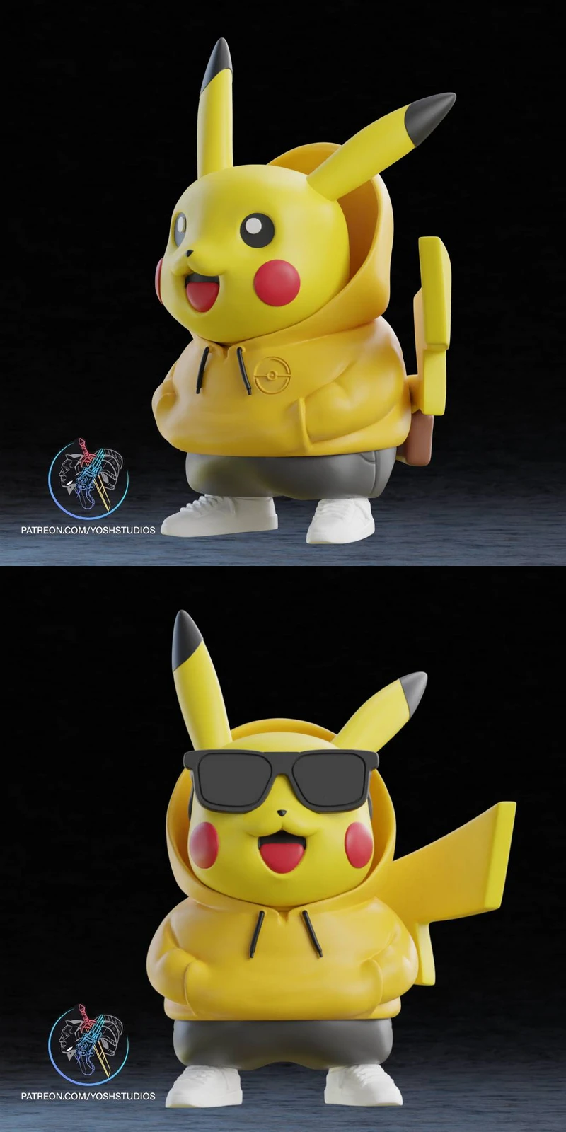 Urban Pikachu 4 & 6 inches