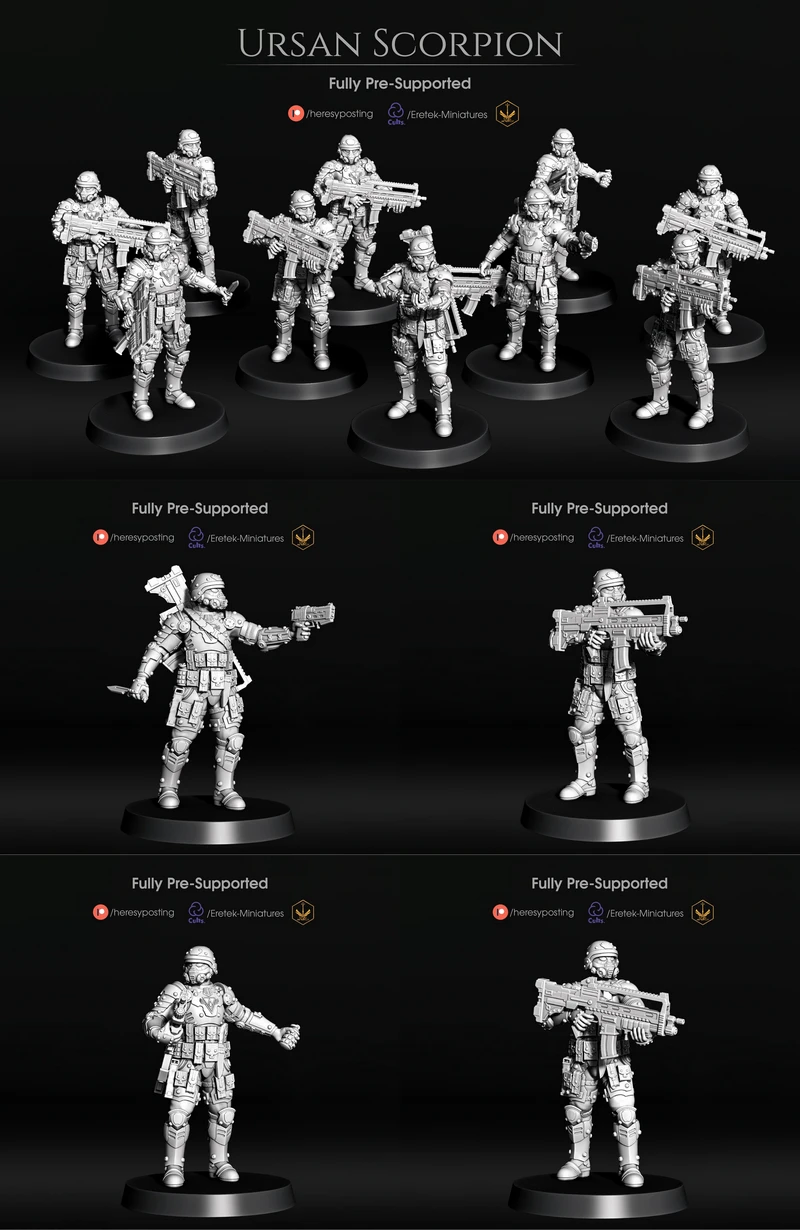 Ursan Scorpions Infantry – Complete Release