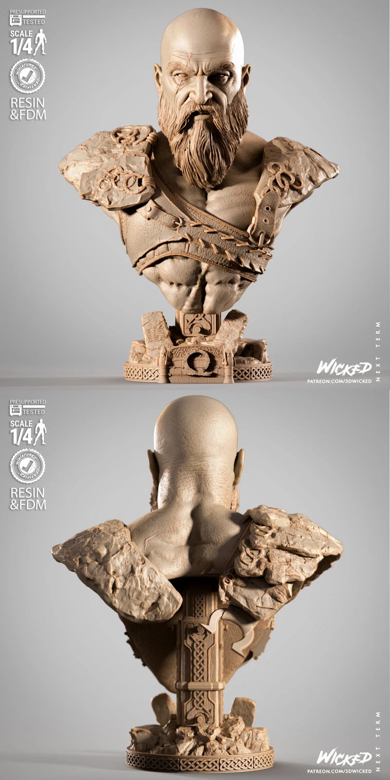 Kratos Portrait Bust