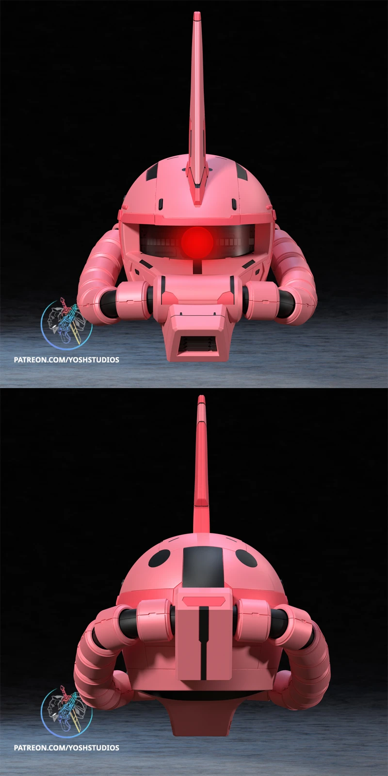 Zaku ll – Gundam Helmet