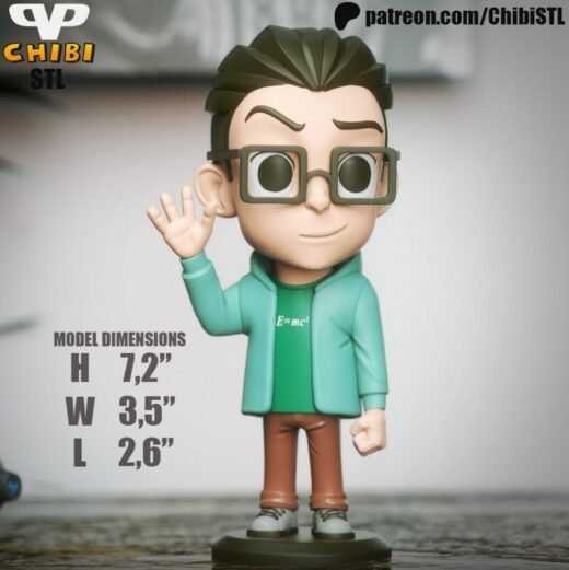 Leonard Chibi Big Bang Theory