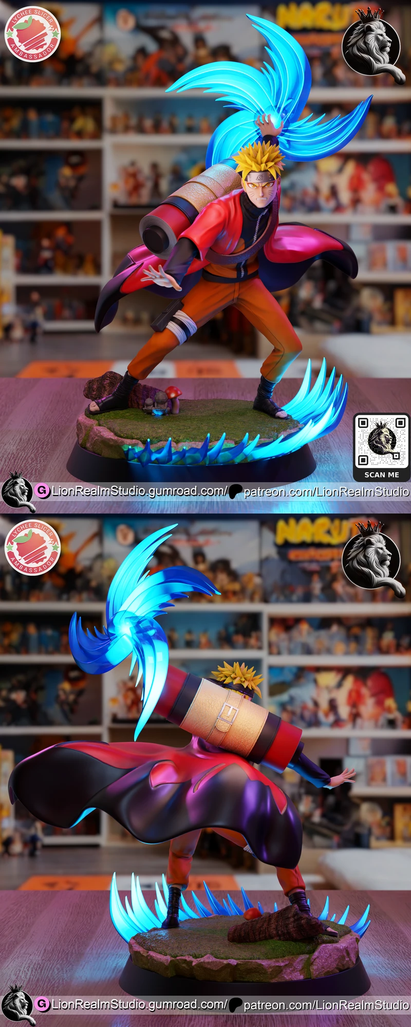 Naruto Uzumaki STL Figure – Shonen Ninja Model