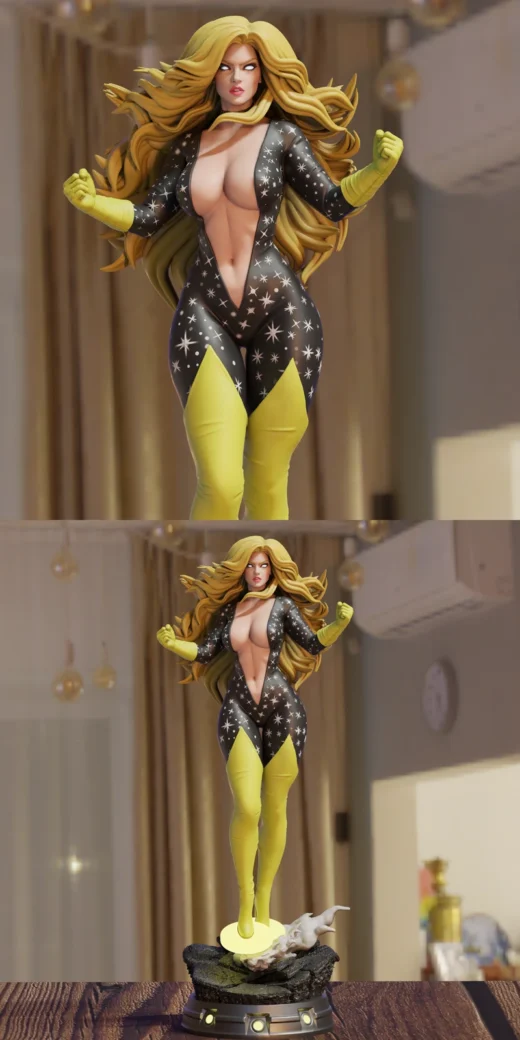 Aleta Ogord – Marvel STL Figure for 3D Printing