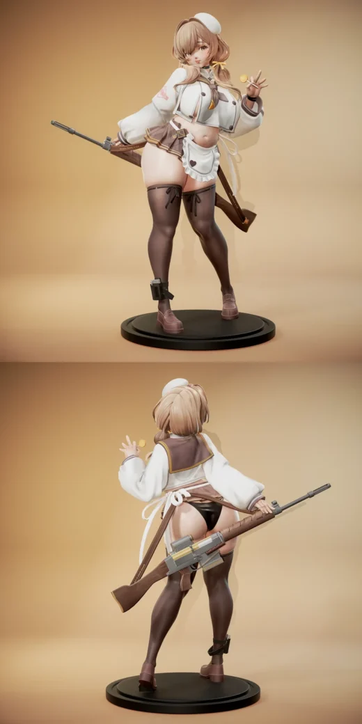 Bready – Nikke Anime Game STL Figure for 3D Printing