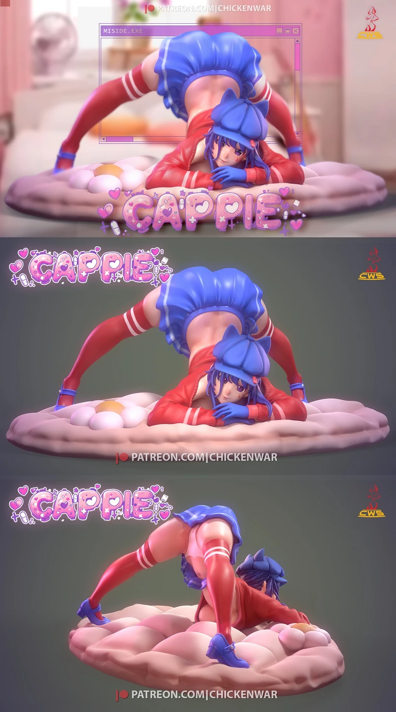 Printable Mita Figure | MiSide Horror Game STL File
