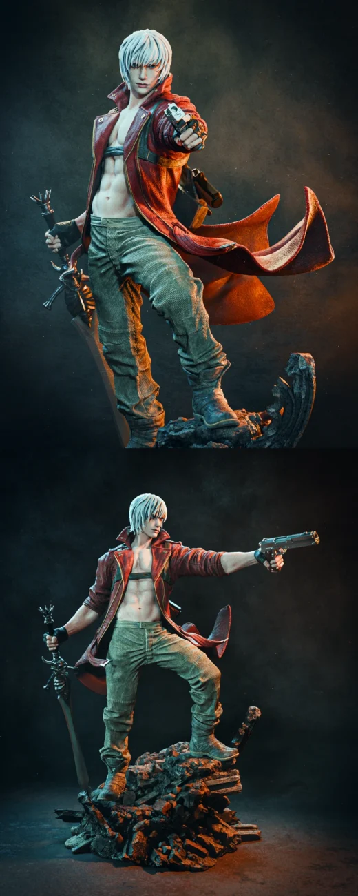 Dante – Devil May Cry STL Figure for 3D Printing