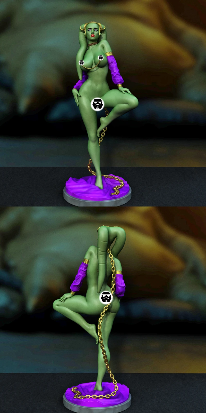 Twi’lek Dancer – Star Wars Inspired STL Figure