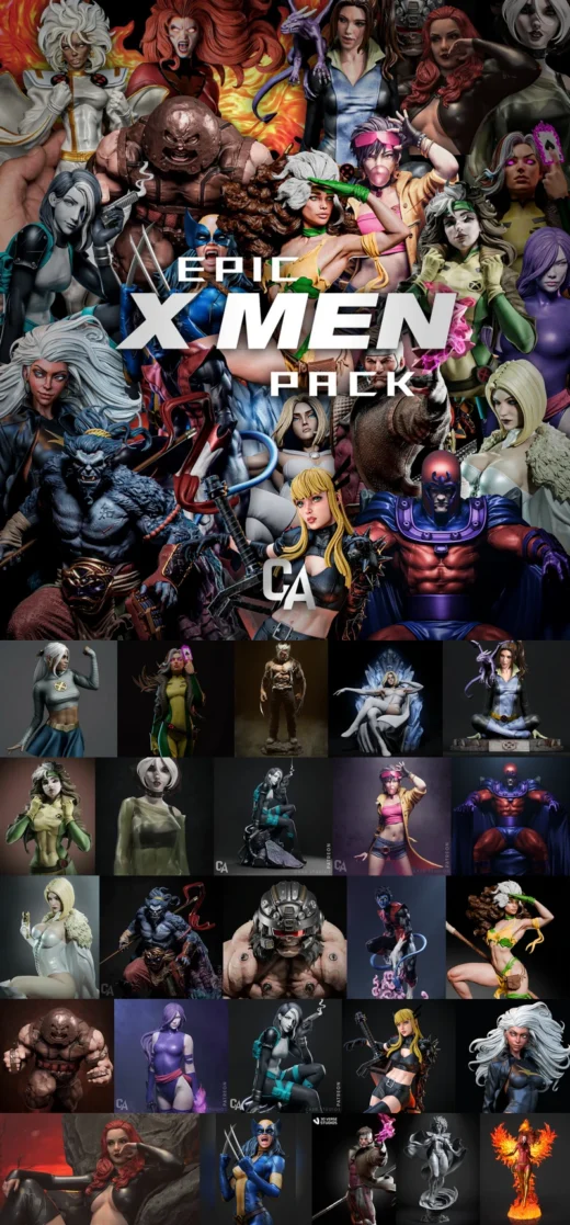 Epic X-Men Pack – Ultimate Mutant Pack 24 Incredible Models